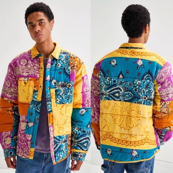 Bdg Quilted Bandana Paisley Print 